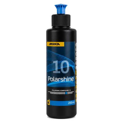 Mirka Polarshine 10 Politur 250 ml für maximalen Hochglanz auf Epoxidharz